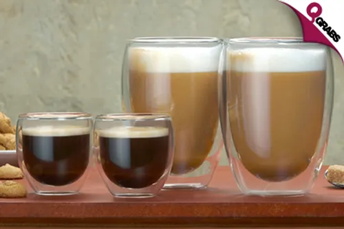 From QR20, Sip on a Classy Beverage with Double Wall Drinking Glasses - Available in Two Sizes! (Up to QR166 Value)